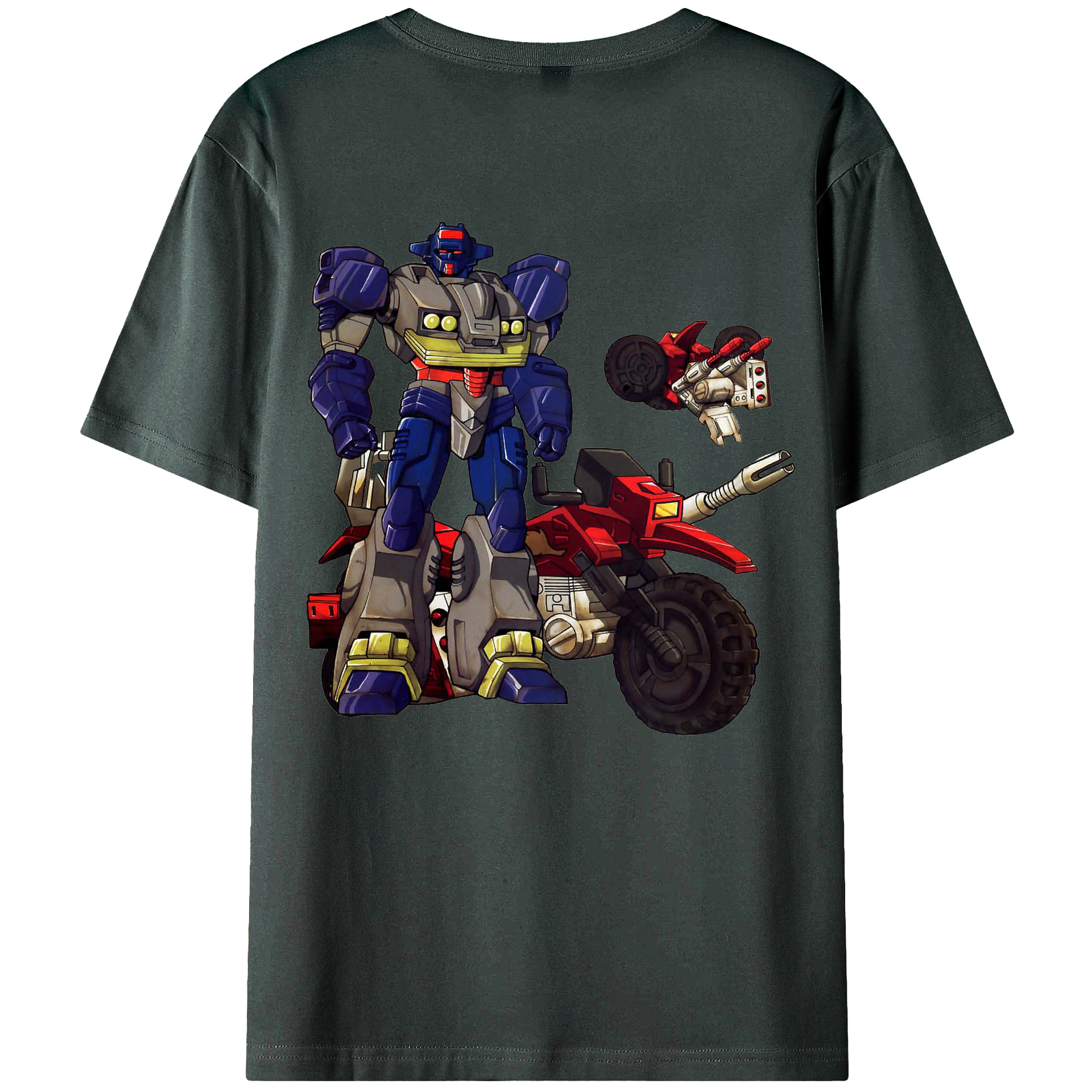 （画像用）  綿100％ メンズ半袖Tシャツ（バックプリント） 通気性